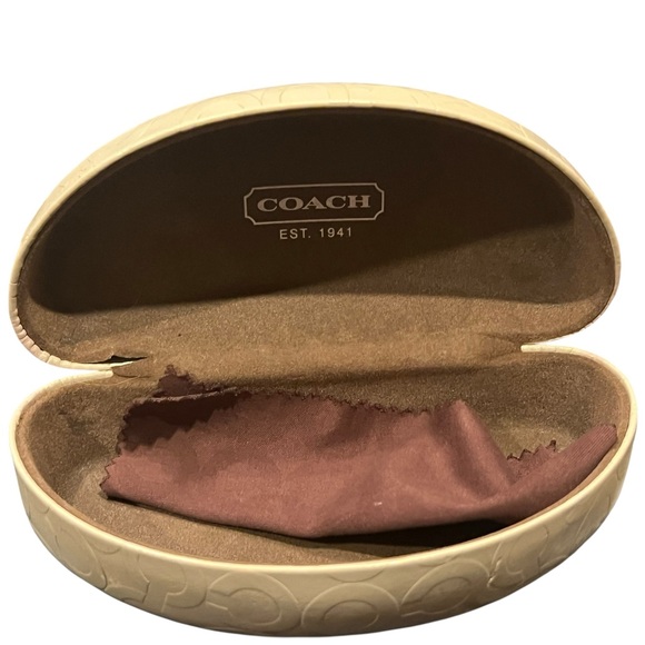 Coach Cream Classic Signature Hard Case - Picture 3 of 5